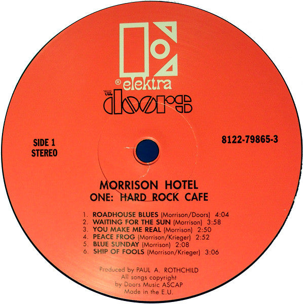 The Doors : Morrison Hotel (LP, Album, RE, Gat)