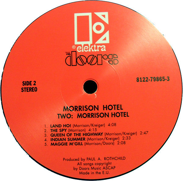 The Doors : Morrison Hotel (LP, Album, RE, Gat)