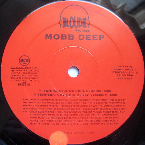 Mobb Deep ~ Temperature's Rising / Give Up The Goods (Vinyl) - Djungel & Jazz