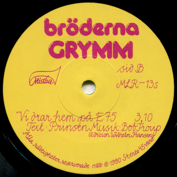 Bröderna Grymm ~ On The Road Again (Vinyl) - Djungel & Jazz