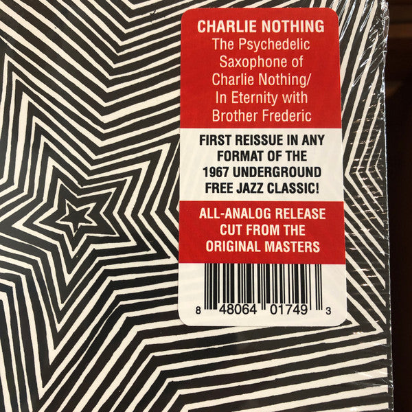 Charlie Nothing ~ The Psychedelic Saxophone Of Charlie Nothing / In Eternity With Brother Frederic (Vinyl) - Djungel & Jazz