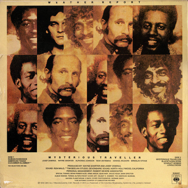 Weather Report : Mysterious Traveller (LP, Album)