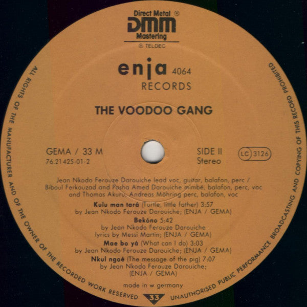 Voodoo Gang ~ Return Of The Turtle (Old And New Songs From Africa) (Vinyl) - Djungel & Jazz