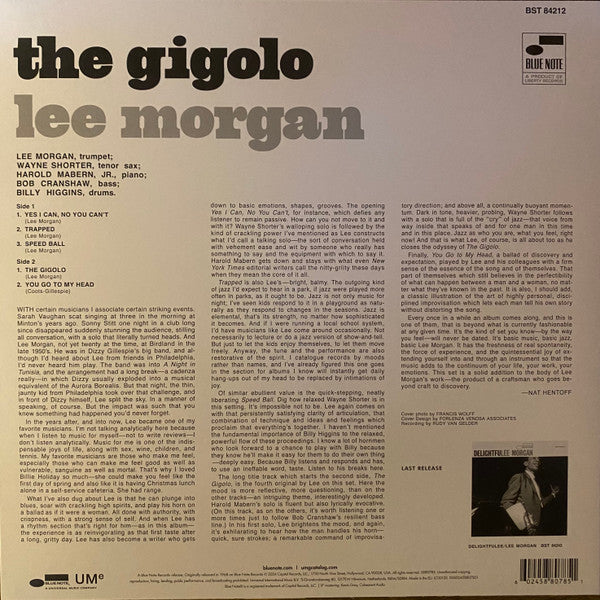 Lee Morgan ~ The Gigolo (Vinyl) - Djungel & Jazz