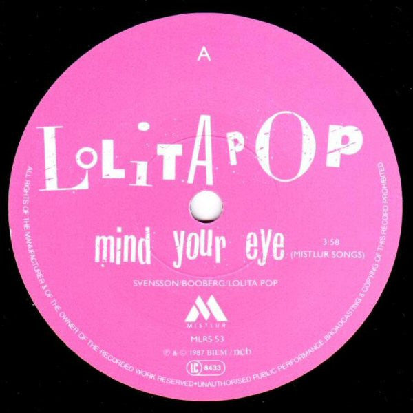 Lolita Pop ~ Mind Your Eye (Vinyl) - Djungel & Jazz