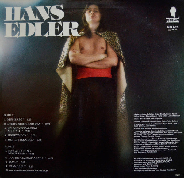 Hans Edler ~ Dirty Sally (Vinyl) - Djungel & Jazz