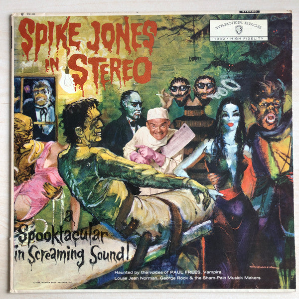 Spike Jones And His Band That Plays For Fun ~ Spike Jones In Stereo (A Spooktacular In Screaming Sound!) (Vinyl) - Djungel & Jazz