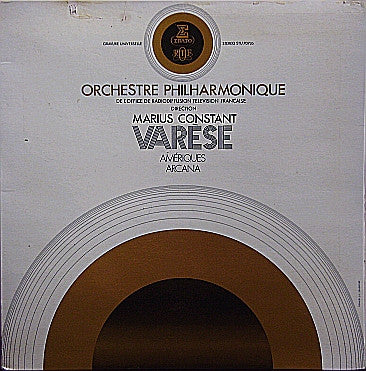 Edgard Varèse / Orchestre National De L'ORTF Direction Marius Constant : Amériques / Arcana (LP)