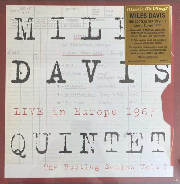 Miles Davis Quintet ~ Live In Europe 1967 (The Bootleg Series Vol. 1) (Vinyl) - Djungel & Jazz