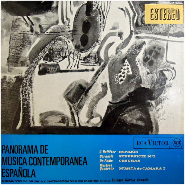 Cristóbal Halffter / Carmelo Bernaola / Luis de Pablo / Josep Maria Mestres Quadreny - Conjunto de Música Contemporánea de Madrid ~ Panorama De Música Contemporanea Española (Vinyl) - Djungel & Jazz