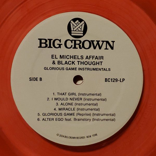 El Michels Affair & Black Thought ~ Glorious Game Instrumentals (Vinyl) - Djungel & Jazz