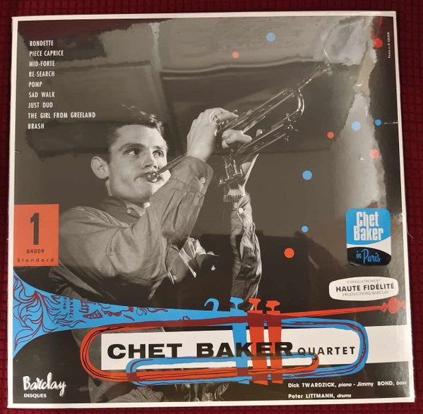 Chet Baker Quartet ~ Chet Baker Quartet (Vinyl) - Djungel & Jazz