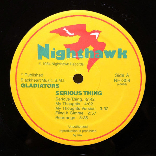 The Gladiators Featuring Albert Griffiths : Serious Thing (LP, Album)