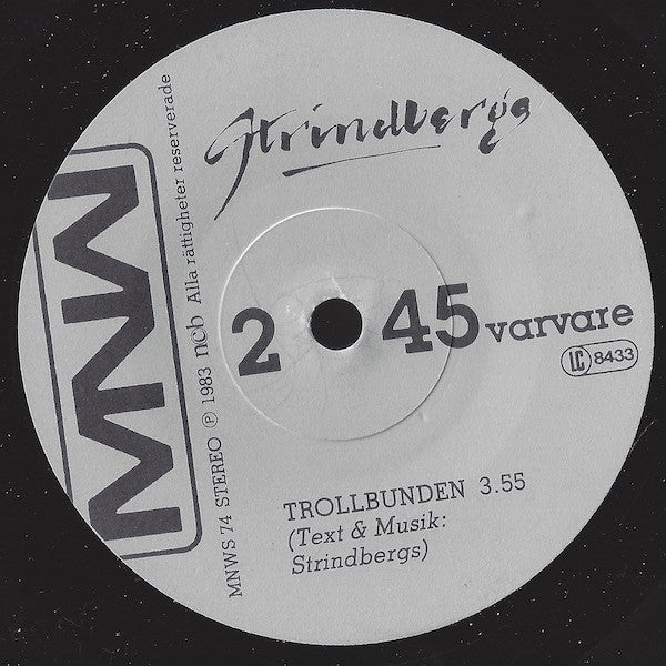 Strindbergs ~ Kvasibarn / Trollbunden (Vinyl) - Djungel & Jazz