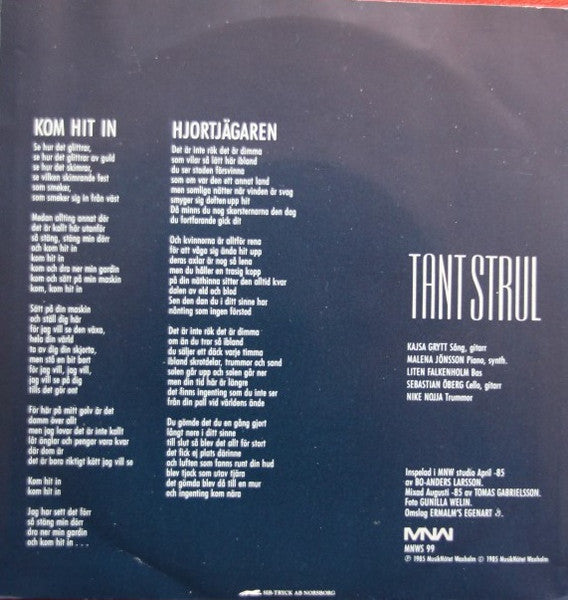 Tant Strul ~ Kom Hit In/ Hjortjägaren (Vinyl) - Djungel & Jazz