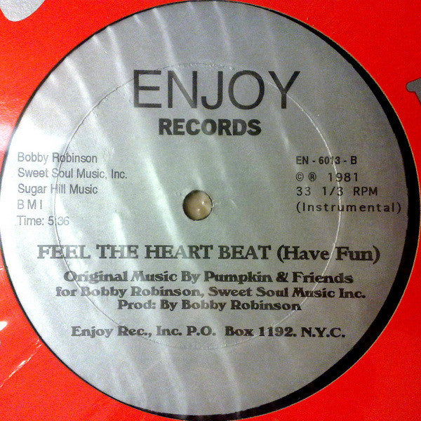 The Treacherous Three ~ Feel The Heartbeat (Vinyl) - Djungel & Jazz