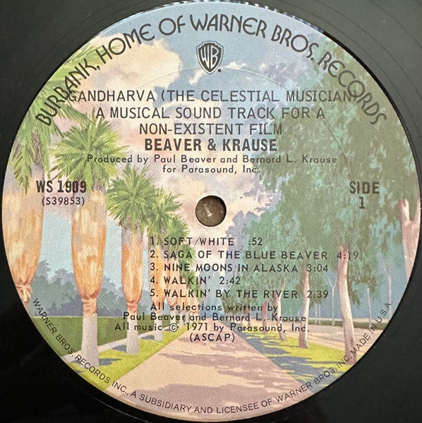 Beaver & Krause ~ Gandharva (Vinyl) - Djungel & Jazz