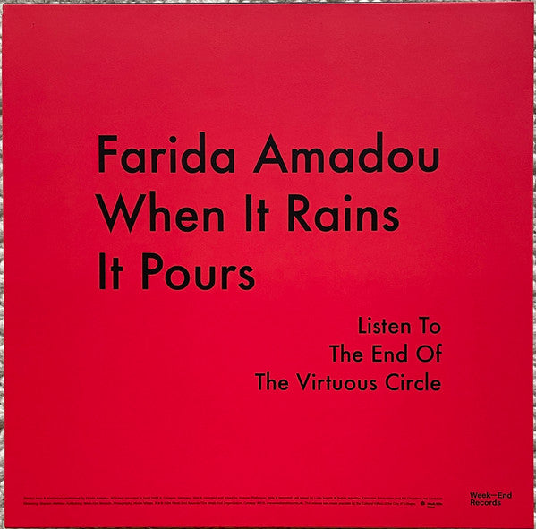 Farida Amadou : When It Rains It Pours (LP, Album)