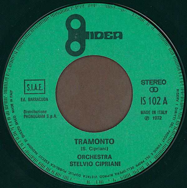 Stelvio Cipriani ~ Tramonto (Vinyl) - Djungel & Jazz