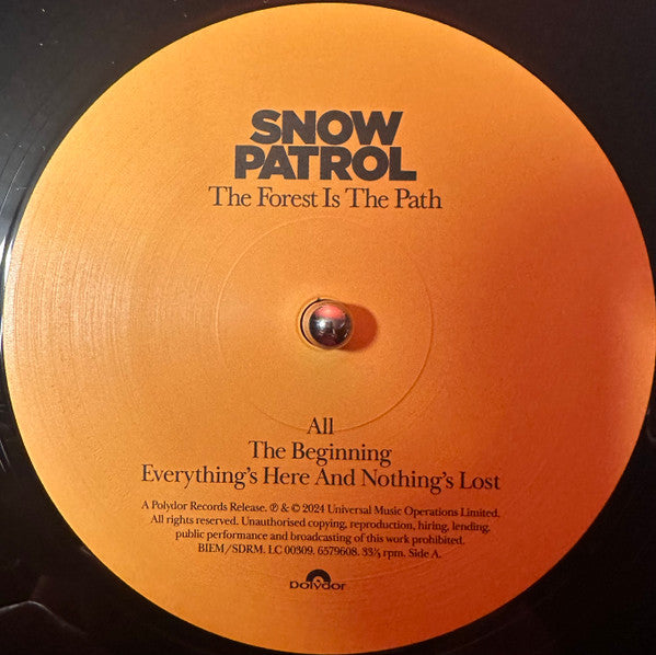 Snow Patrol ~ The Forest Is The Path (Vinyl) - Djungel & Jazz