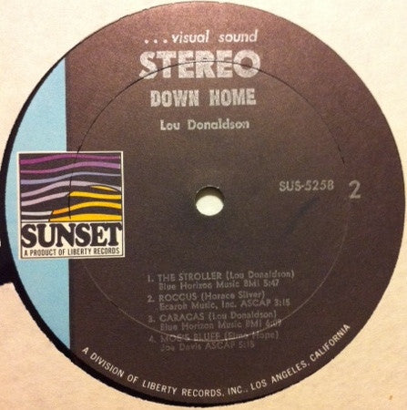 Lou Donaldson ~ Down Home (Vinyl) - Djungel & Jazz