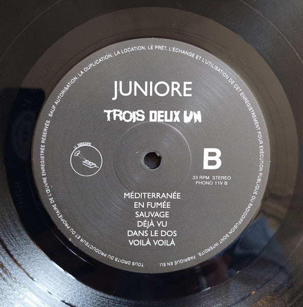 Juniore ~ Trois Deux Un (Vinyl) - Djungel & Jazz