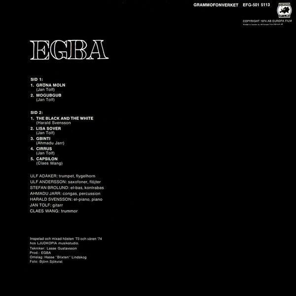 EGBA ~ EGBA (Vinyl) - Djungel & Jazz