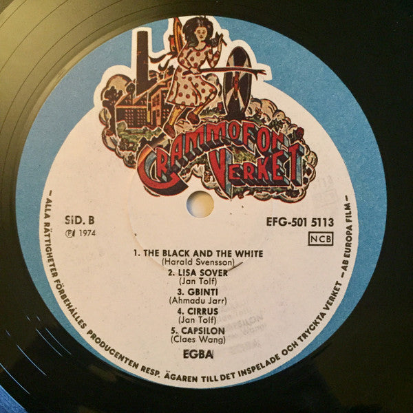 EGBA ~ EGBA (Vinyl) - Djungel & Jazz