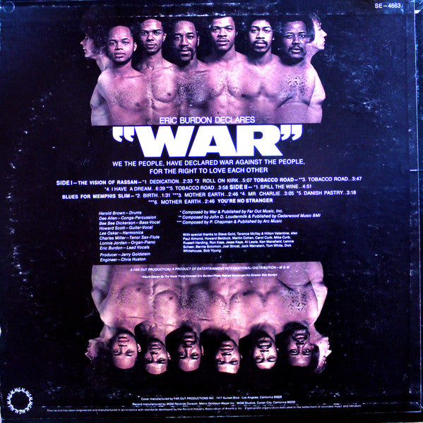Eric Burdon & War ~ Eric Burdon Declares "War" (Vinyl) - Djungel & Jazz