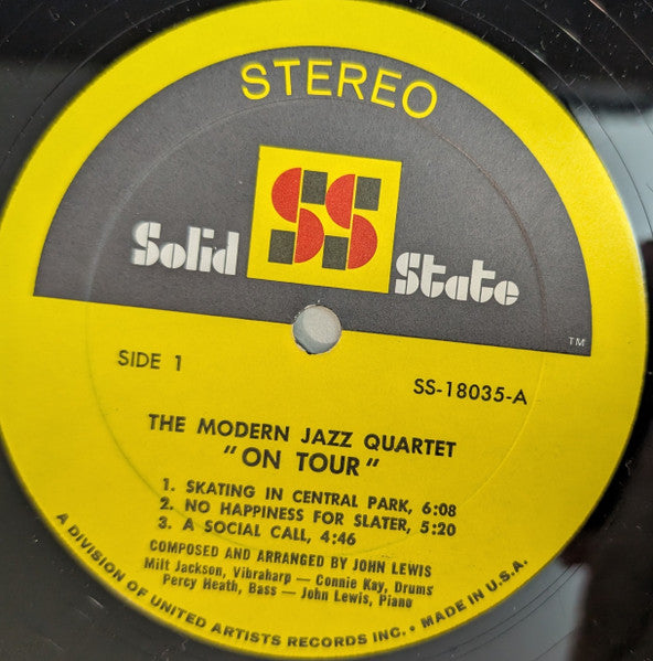 The Modern Jazz Quartet ~ On Tour (Vinyl) - Djungel & Jazz