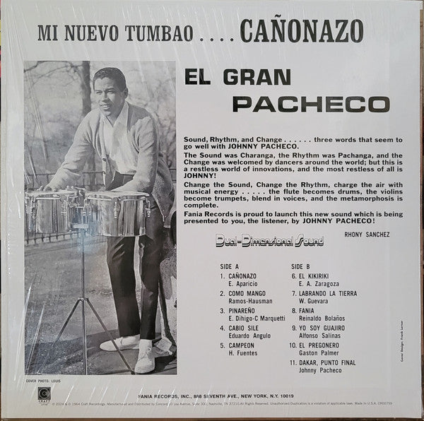 El Gran Pacheco Canta: Pete Rodriguez ~ Mi Nuevo Tumbao..... Cañonazo (Vinyl) - Djungel & Jazz