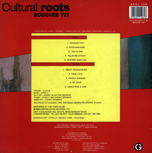Cultural Roots : Rougher Yet (LP, Album)