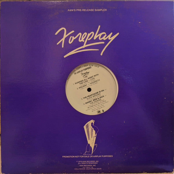 Various ~ Foreplay #28: A&M's Pre-Release Sampler (Vinyl) - Djungel & Jazz