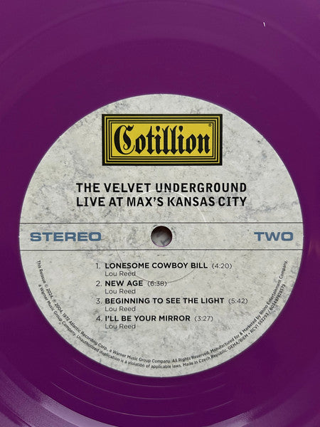 The Velvet Underground ~ Live At Max's Kansas City (Vinyl) - Djungel & Jazz