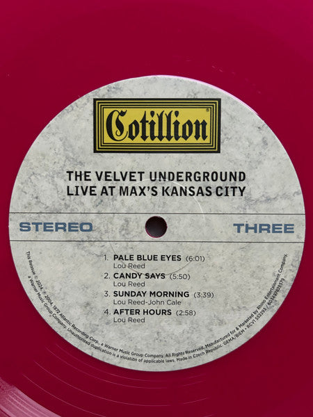 The Velvet Underground ~ Live At Max's Kansas City (Vinyl) - Djungel & Jazz