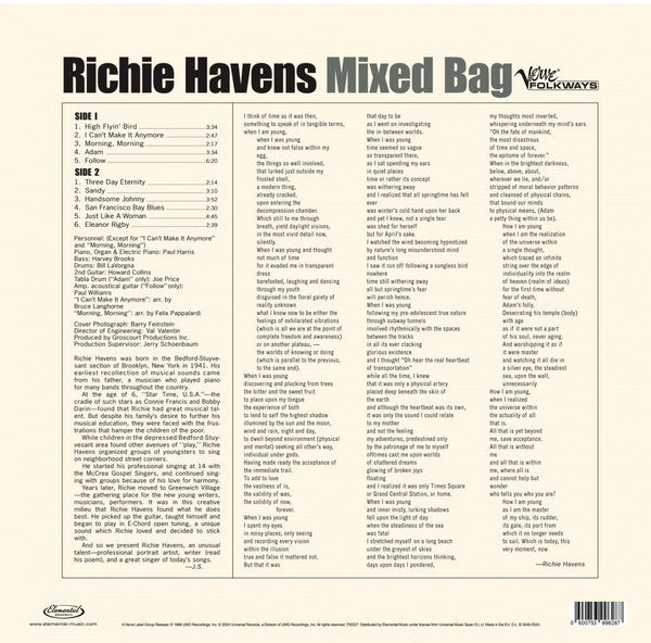 Richie Havens ~ Mixed Bag (Vinyl) - Djungel & Jazz