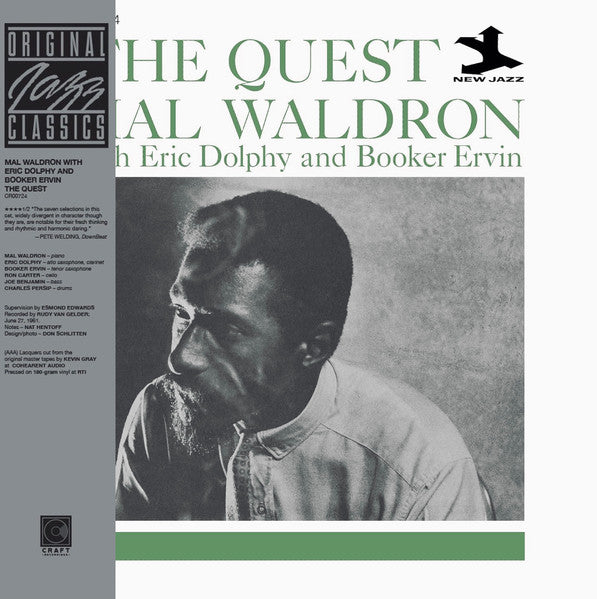 Mal Waldron With Eric Dolphy And Booker Ervin ~ The Quest (Vinyl) - Djungel & Jazz