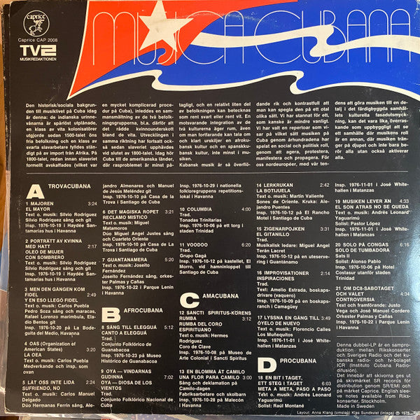 Various ~ Musica Cubana (Vinyl) - Djungel & Jazz