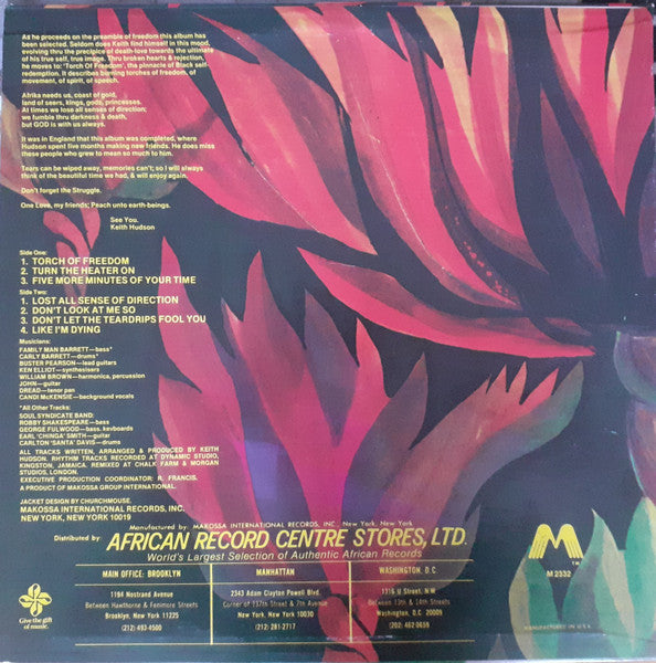 Keith Hudson : Torch Of Freedom (LP, Album)