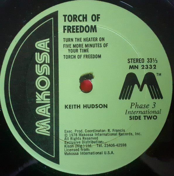 Keith Hudson : Torch Of Freedom (LP, Album)