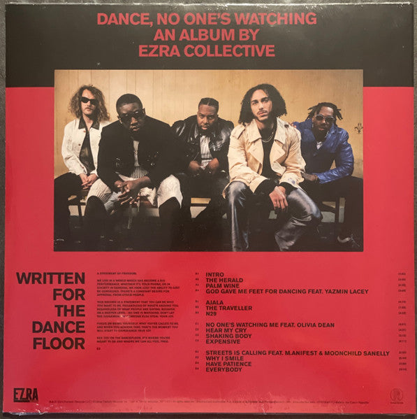 Ezra Collective ~ Dance, No One's Watching (Vinyl) - Djungel & Jazz