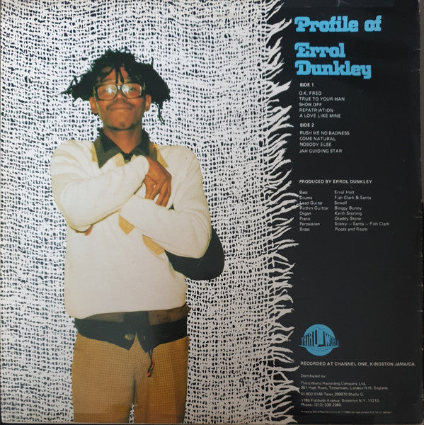 Errol Dunkley : Profile Of Errol Dunkley (LP, Album)
