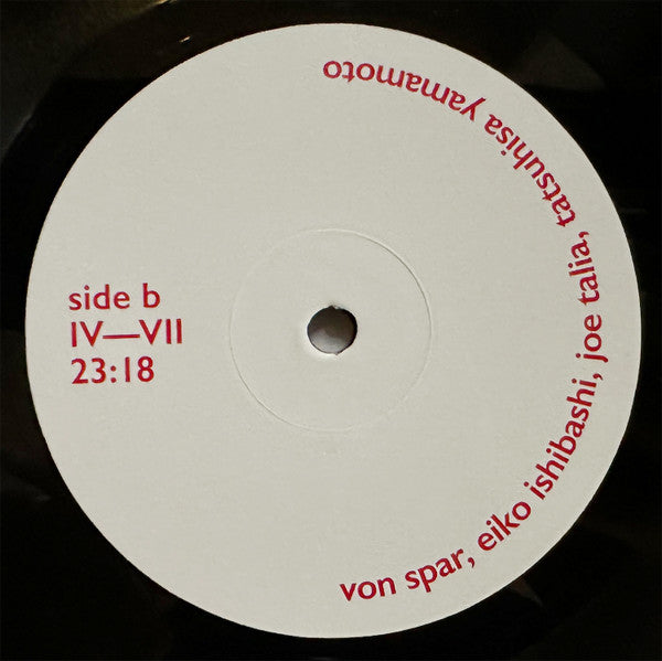 Von Spar, Eiko Ishibashi, Joe Talia, Tatsuhisa Yamamoto ~ Album I (Vinyl) - Djungel & Jazz