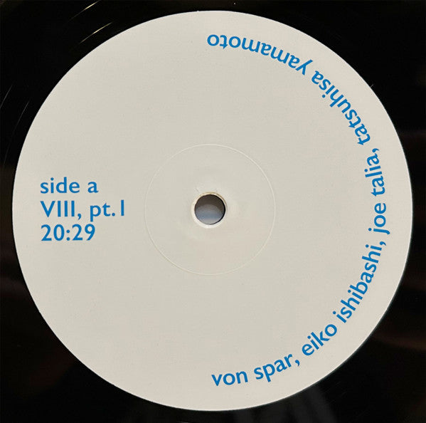 Von Spar, Eiko Ishibashi, Joe Talia, Tatsuhisa Yamamoto ~ Album II (Vinyl) - Djungel & Jazz