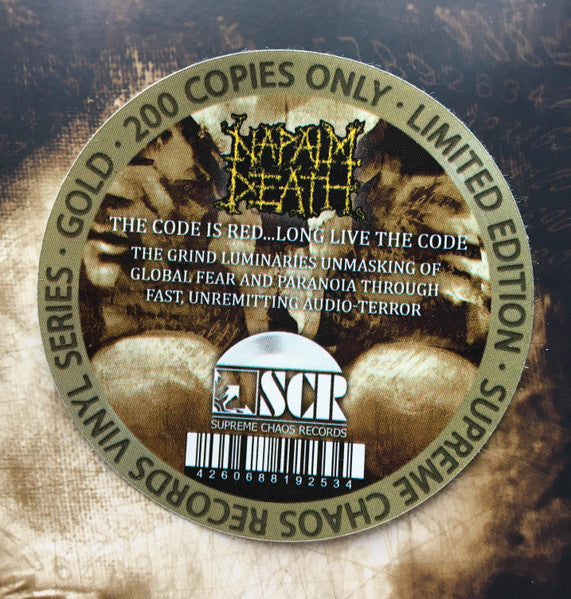 Napalm Death ~ The Code Is Red... Long Live The Code (Vinyl) - Djungel & Jazz