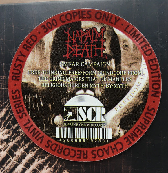 Napalm Death ~ Smear Campaign (Vinyl) - Djungel & Jazz