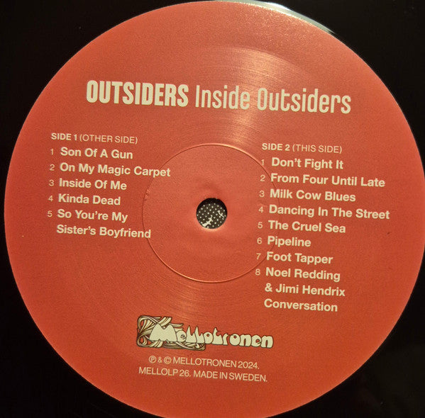 Outsiders  ~ Inside Outsiders (Vinyl) - Djungel & Jazz