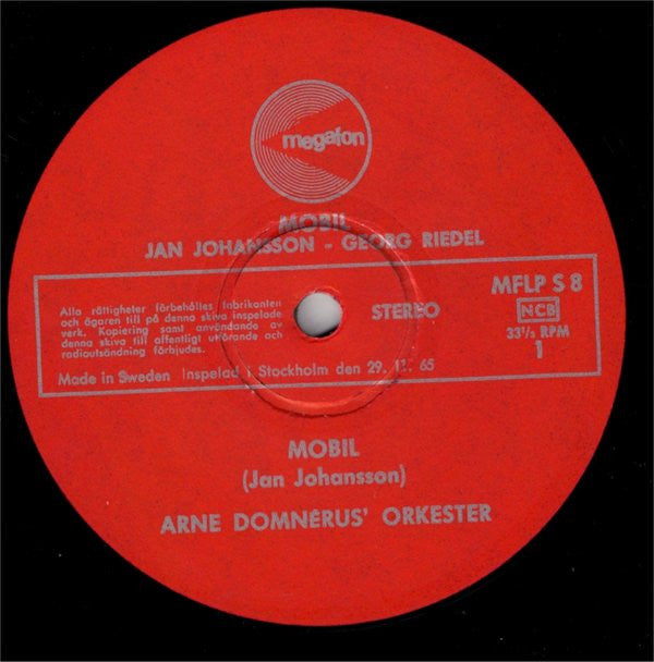 Arne Domnérus Orkester ~ Mobil (Vinyl) - Djungel & Jazz