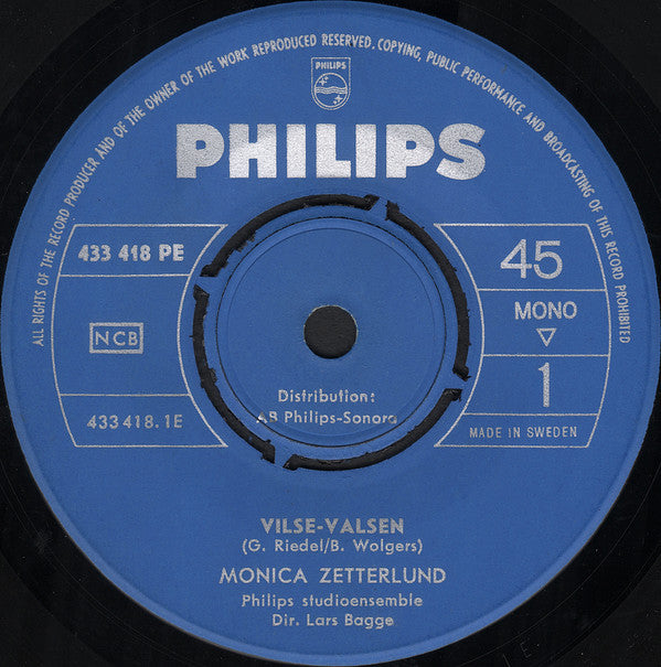 Monica Zetterlund ~ Vilse-Valsen / Vart Tar Vinet Vägen... / Katten Felix (Vinyl) - Djungel & Jazz