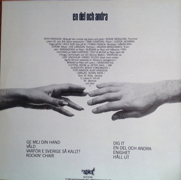 Peps Persson ~ En Del Och Andra (Vinyl) - Djungel & Jazz